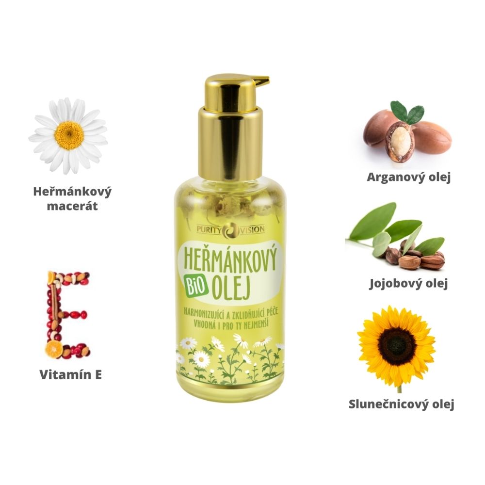 Βιολογικό έλαιο χαμομηλιού 100 ml