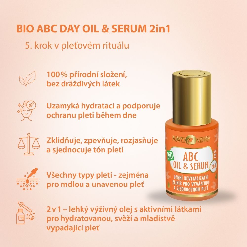 Βιολογικό ABC Ημέρας Λάδι & Ορός 2σε1 30 ml