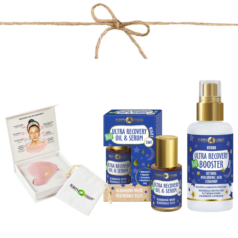 Σετ Ανόρθωσης Νυκτός Ultra Recovery με Gua Sha