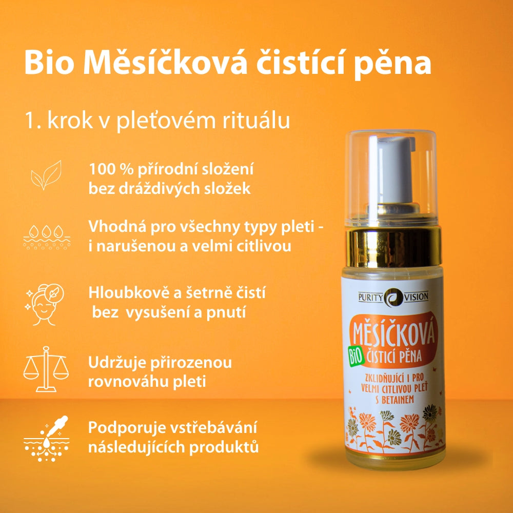 Βιολογικός Αφρός Καθαρισμού με Καλέντουλα 90 ml