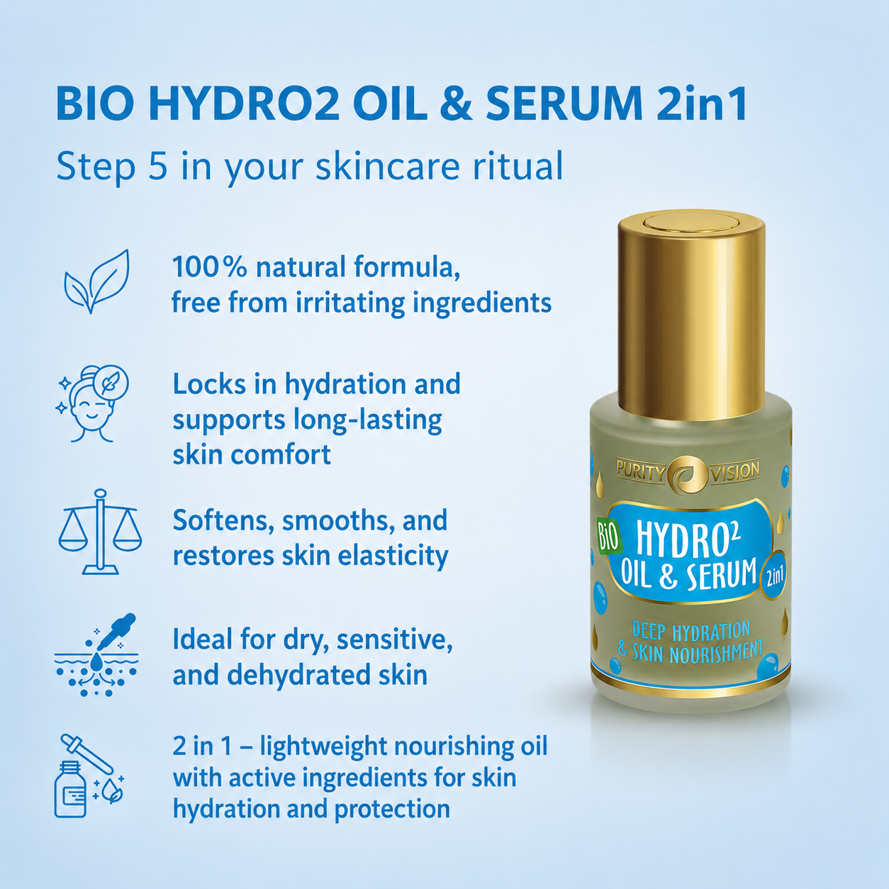 Bio Hydro2 Λάδι & Ορός 2σε1 30 ml
