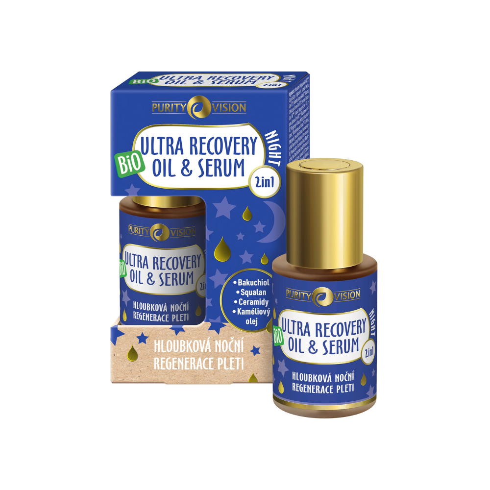 Βιολογικό Ultra Recovery Νυκτός Λάδι & Ορός 2σε1 30 ml